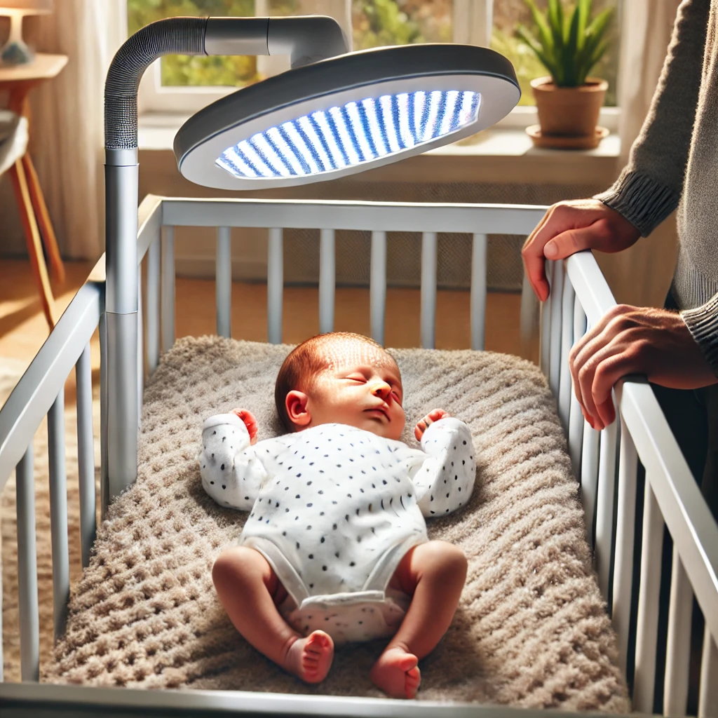 درمان زردی نوزاد در منزل | تست زردی و فتوتراپی در خانه