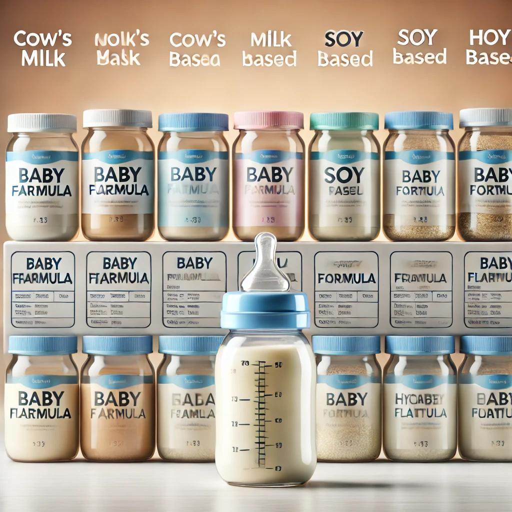 راهنمای کامل انواع شیر خشک و انتخاب بهترین گزینه برای نوزاد