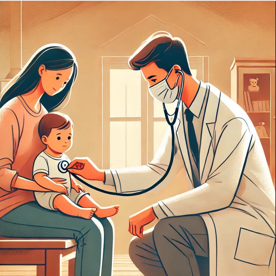 ویزیت متخصص اطفال در منزل | تشخیص و درمان سریع بیماریهای کودکان در خانه